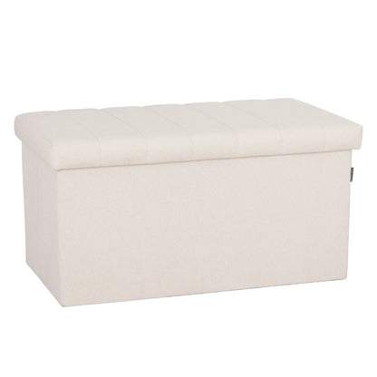 SEVILLE CLASSICS - Coffre-Banc de Rangement Pliable Boucle-trunk-bench-foldable-storage-costco-1796132-white-blanc