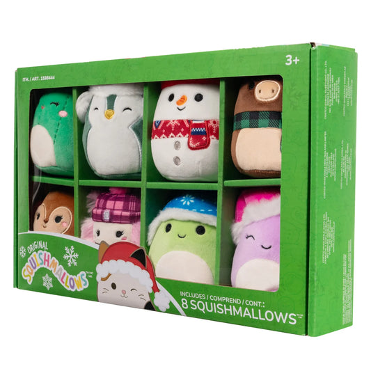 SQUISHMALLOWS - Ensemble de 8 Peluches de Noël-set-8-winter-ornament-costco-1598444-2