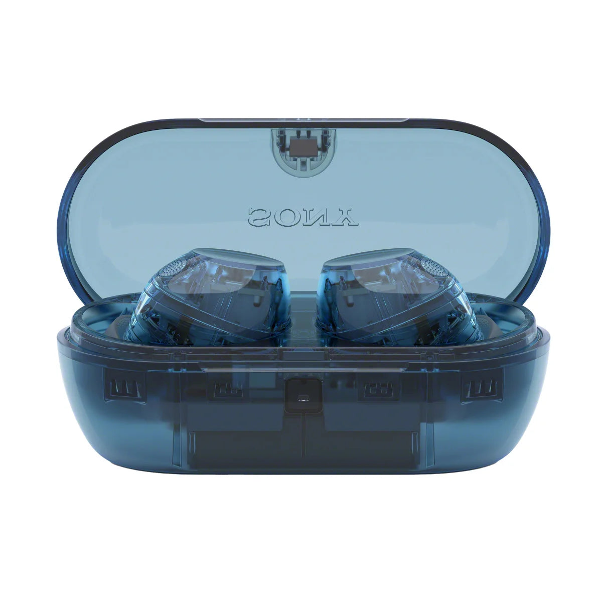 SONY - Écouteurs Sans Fil à Suppression du Bruit WF-C710N-wireless-noise-cancelling-earbuds-costco-7157102-blue-bleu-4