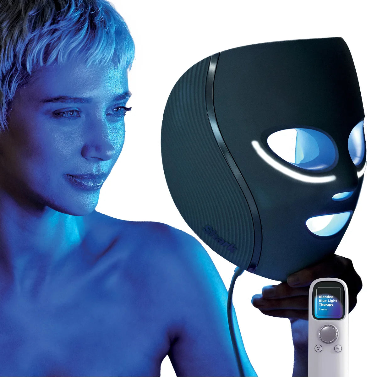 SHARK - Masque Visage à DEL Rafraichissant pour Contour des Yeux CryoGlow-under-eye-cooling+-led-better-aging-skin-clearing-mask-costco-1993899-FW332CCOPL-4