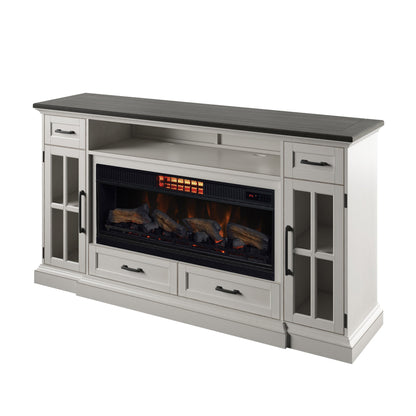 TRESANTI - Meuble Télé avec Foyer Électrique de 75 po Sloan-in-media-console-fireplace-costco-1782991-4