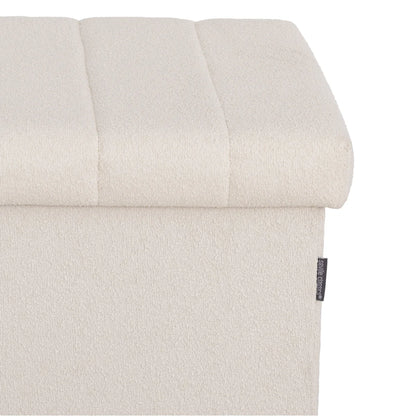 SEVILLE CLASSICS - Coffre-Banc de Rangement Pliable Boucle-trunk-bench-foldable-storage-costco-1796132-white-blanc-4