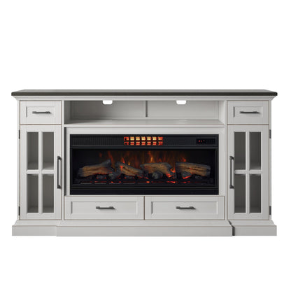 TRESANTI - Meuble Télé avec Foyer Électrique de 75 po Sloan-in-media-console-fireplace-costco-1782991-3