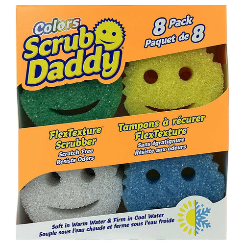scrub-daddy-paquet-8-tampons-récurer-flextexture-scrubber-pack