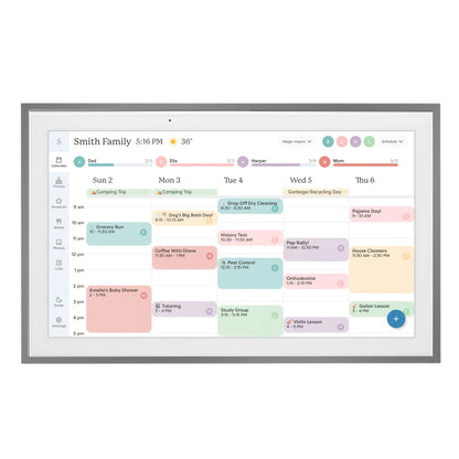 SKYLIGHT - Calendrier Intelligent à Écran Tactile de 15 po *Boite Ouverte*-smart-calendar-touchscreen-in-costco-2779005-grey-gris-charcoal-charbon