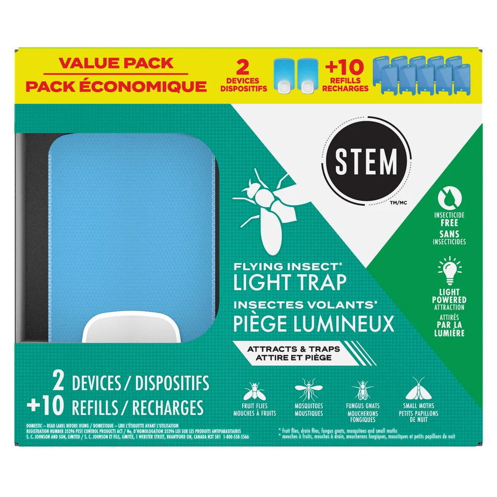 STEM - Paquet de 2 Pièges Lumineux pour Insectes Volants-flying-insect-light-trap-costco-pack-1882365