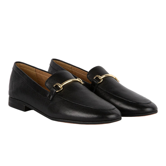 STEVE MADDEN - Mocassin en Cuir pour Femme-women's-leather-loafer-costco-3838609-black-noir