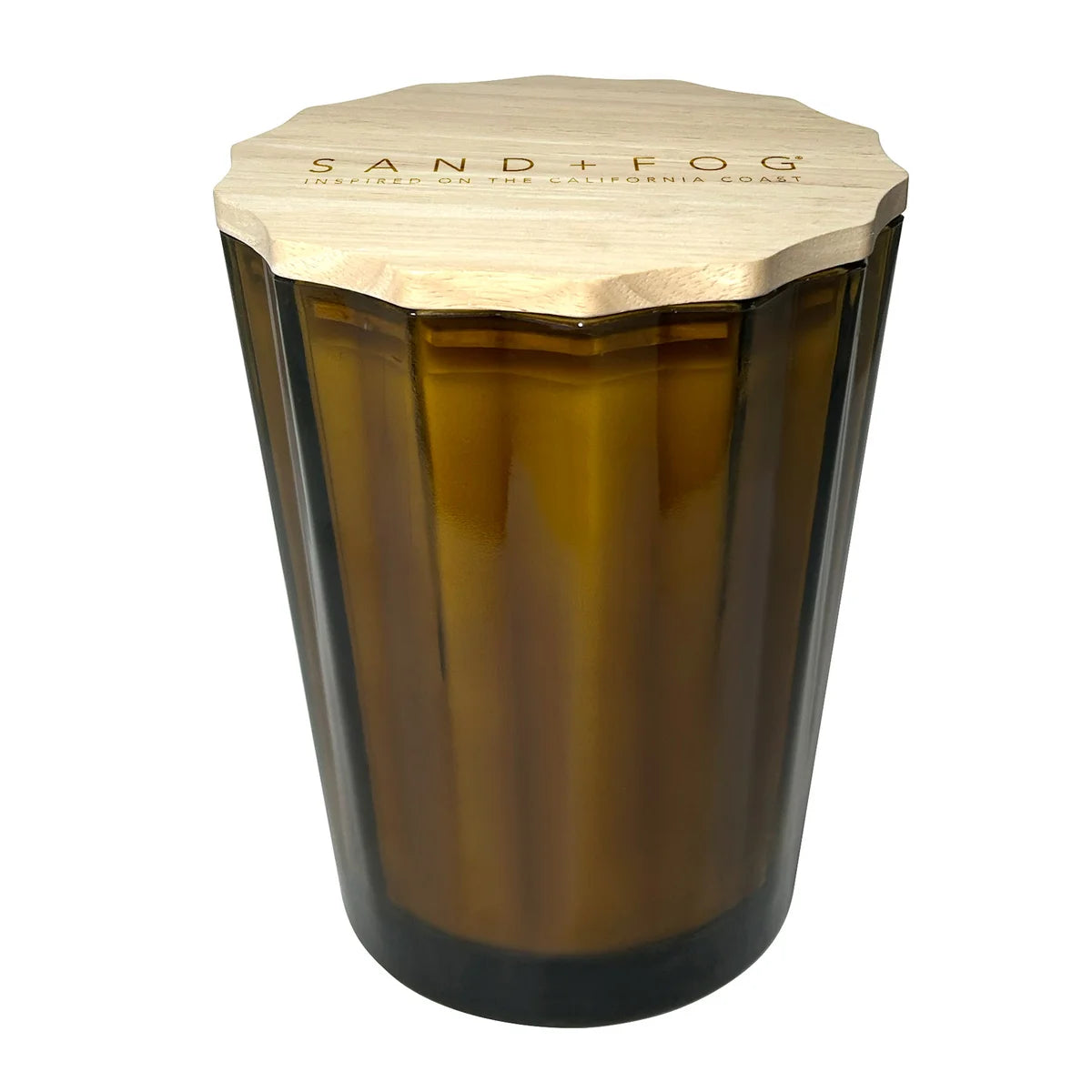 SAND + FOG - Bougie Parfumée en Mélange de Cire de Soja-scentend-soy-wax-blend-candle-costco-1901731-brun-brown-teak-tobacco