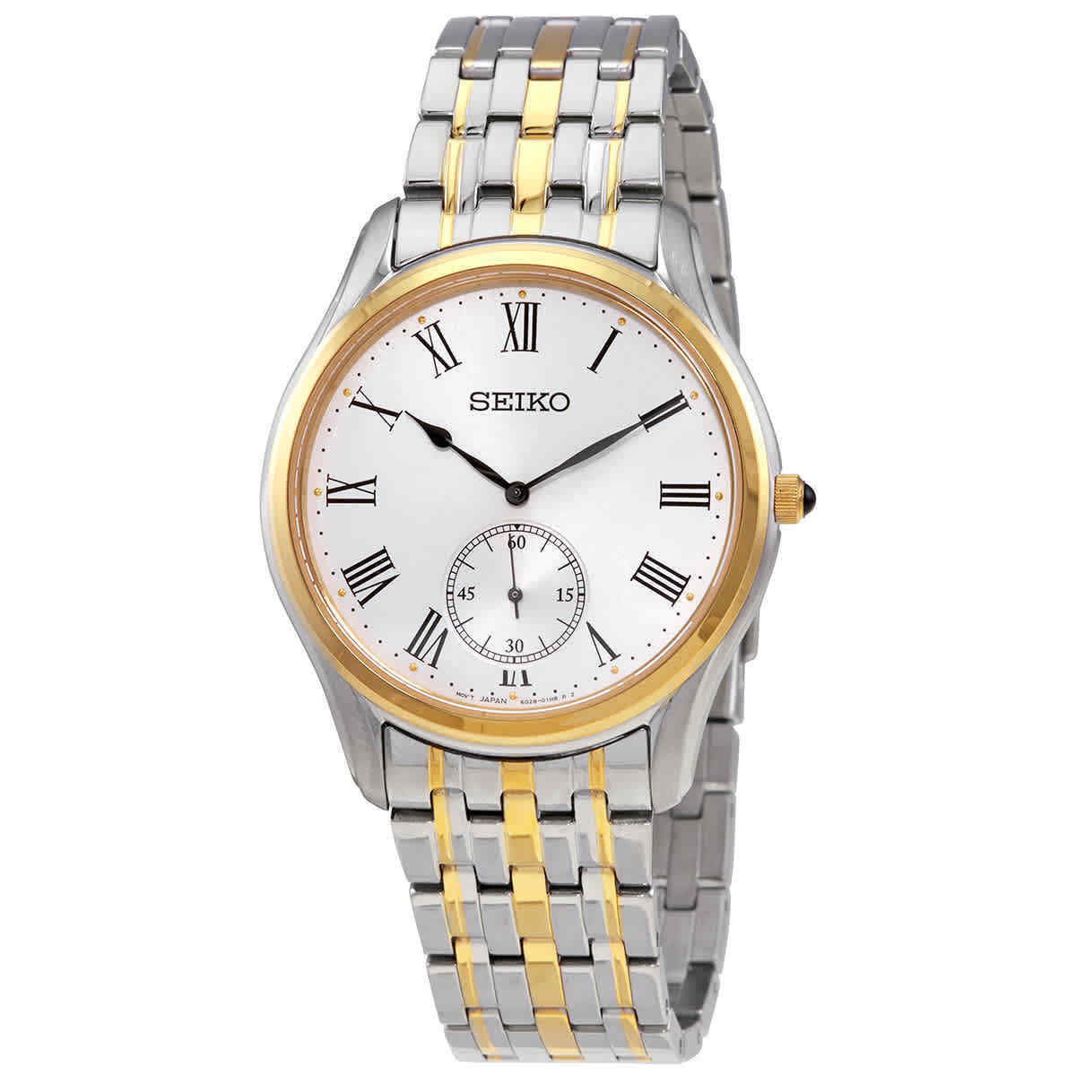 seiko-montre-homme-men-watch-argent-doré-silver-gold