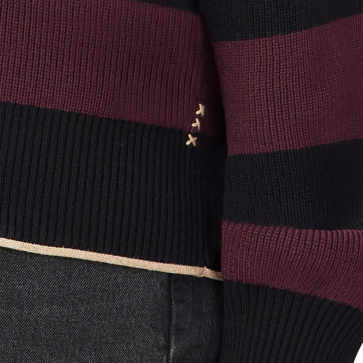 SCOTCH & SODA - Chandail Côtelé à Col Montant pour Femmes-womens-ribbed-mock-neck-pullover-1917512-1938879-rouge-bourgogne-red-burgundy-7