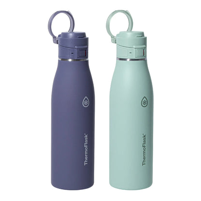 THERMOFLASK - Ensemble de 2 Bouteilles Étanches de 740 ml Comfort Sip-pack-leakproof-bottles-costco-1901736-violet-purple-vert-green