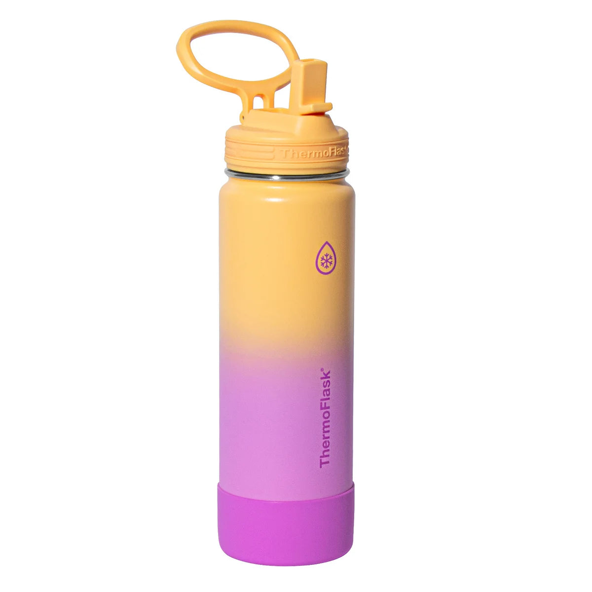 THERMOFLASK - Ensemble de 2 Bouteilles Isothermes de 710 ml-pack-insulated-bottles-costco-24-oz-1730866-yellow-jaune-2