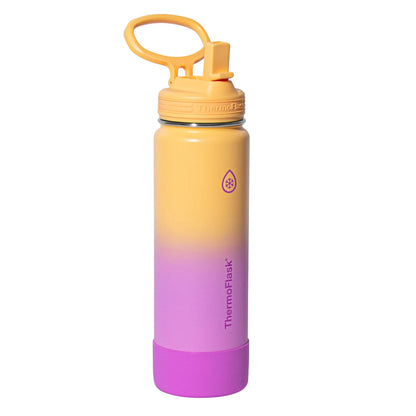 THERMOFLASK - Ensemble de 2 Bouteilles Isothermes de 710 ml-pack-insulated-bottles-costco-24-oz-1730866-yellow-jaune-2