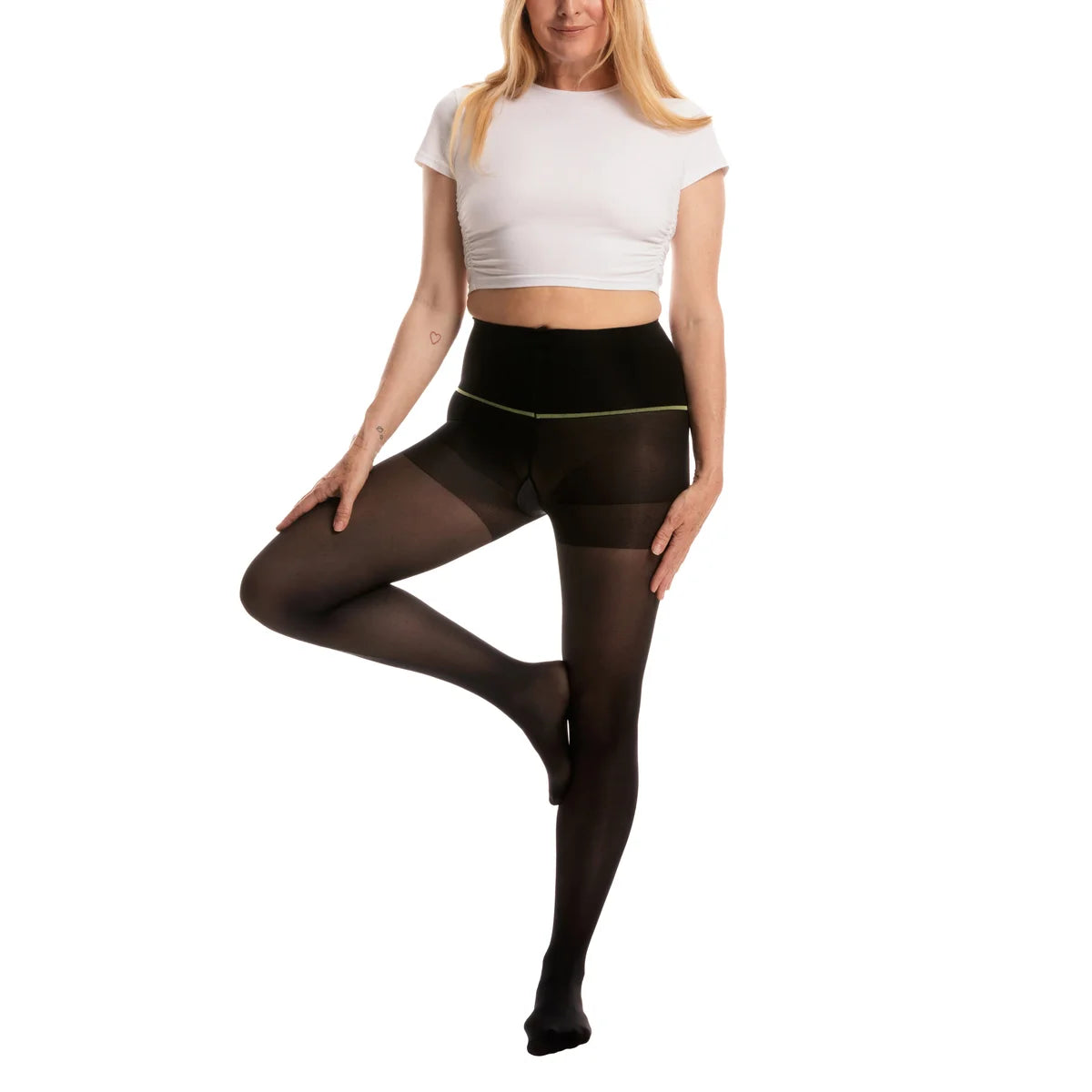 SHEERTEX - Paquet de 2 Collants Résistant Diaphane-2-pack-Strong-Rib-Resist-Tights-Noir-Black-2399050-1760003