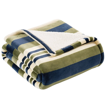 TOMMY HILFIGER - Jeté en Sherpa Moelleux de Luxe-luxe-plush-sherpa-throw-cotco-1362461-green-vert