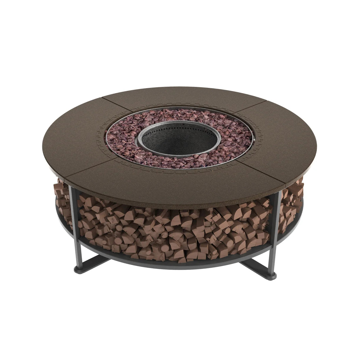 HALOO - Table-Foyer Ronde Sans Fumée
