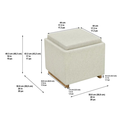 THOMASVILLE - Petit Pouf de Rangement en Tissu-small-fabric-storage-ottoman-costco-1861701-beige-8