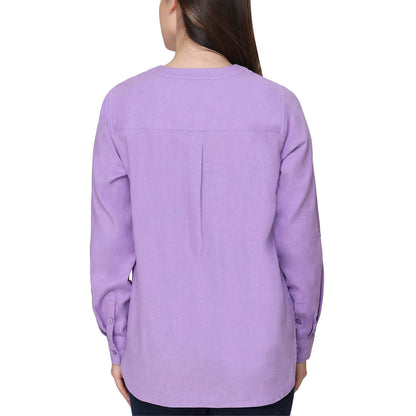 tahari-chemise-manches-longueur-ajustable-femme-women's-roll-tab-shirt-8