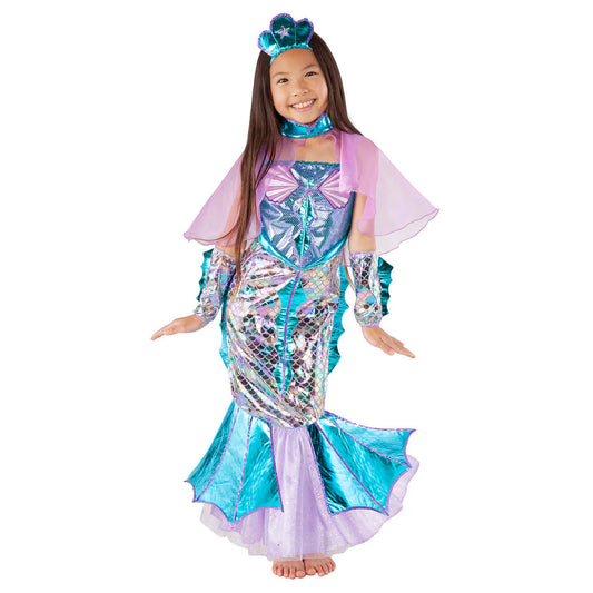 TEETOT - Costume pour Enfant Sirène Scintillante-halloween-child-sparkly-mermaid