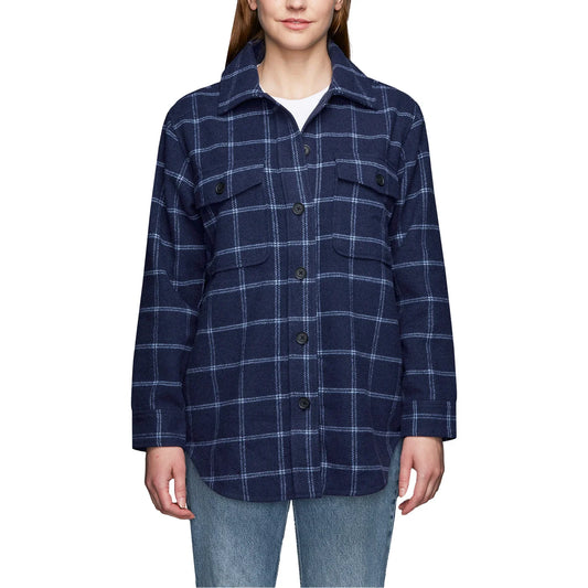 TILLEY - Veste à Carreaux pour Femme-PLAID-JACKET-WOMEN'S-1825502-BLEU-BLUE