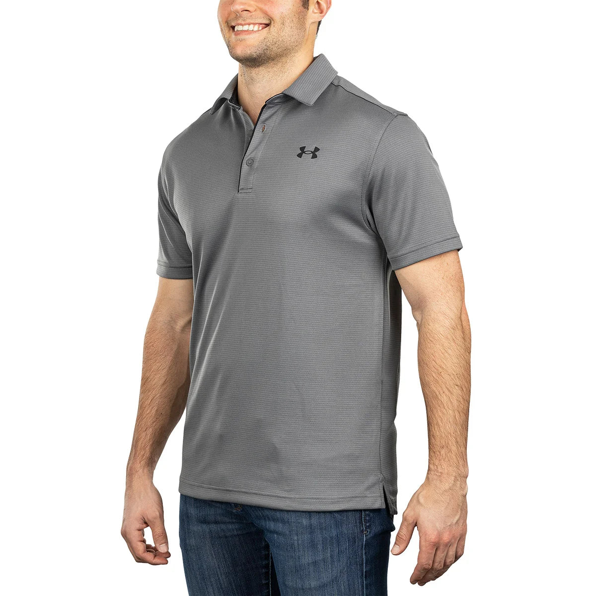UNDER ARMOUR - Polo Technique pour Homme-men's-tech-costco-1320255-grey-gris-2