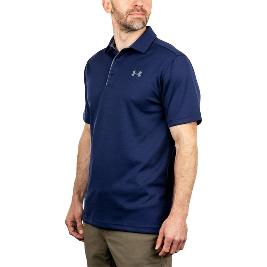 UNDER ARMOUR - Polo Technique pour Homme-men's-tech-costco-1320255-blue-bleu-2
