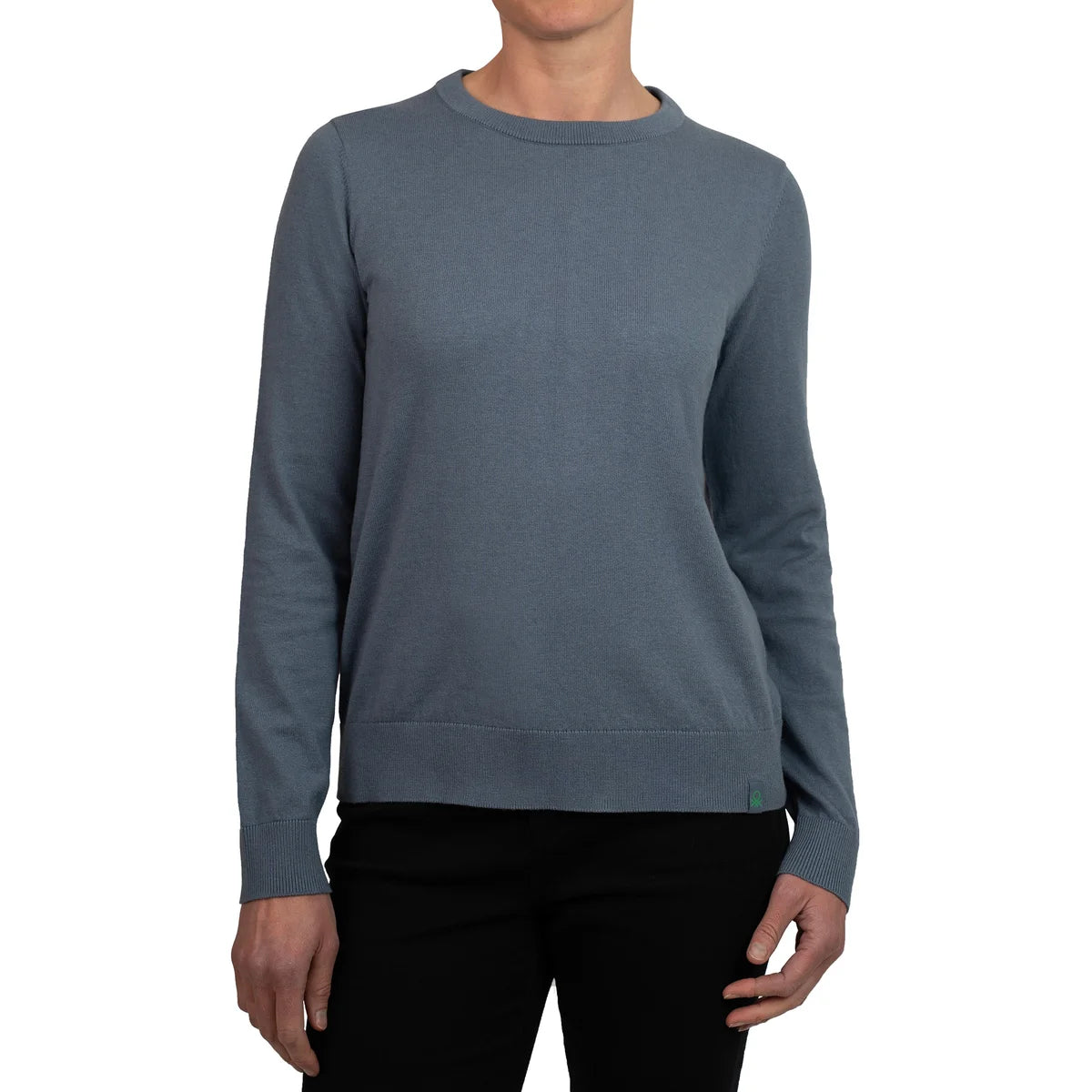 UNITED COLORS OF BENETTON - Chandail pour Femme-Womens-Crewneck-Sweater-Bleu-Blue-1914048-1917978