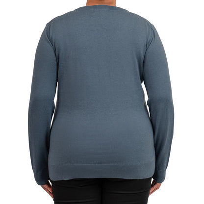 UNITED COLORS OF BENETTON - Chandail pour Femme-Womens-Crewneck-Sweater-Bleu-Blue-1914048-1917978