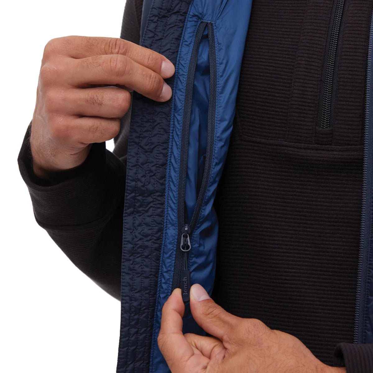 BENCH - Veste Sans Manche pour Homme-Mens-sleeveless-vest-Bleu-Marine-Blue-Navy-1927200-1928103