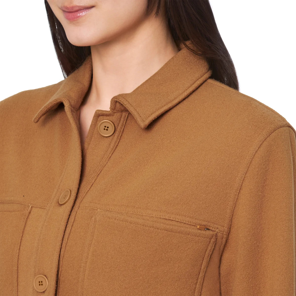 MONDETTA - Veste Courte en Tricot pour Femme-Womens-Knit-Cropped-Jacket-Brun-Brown-1919384-1929460