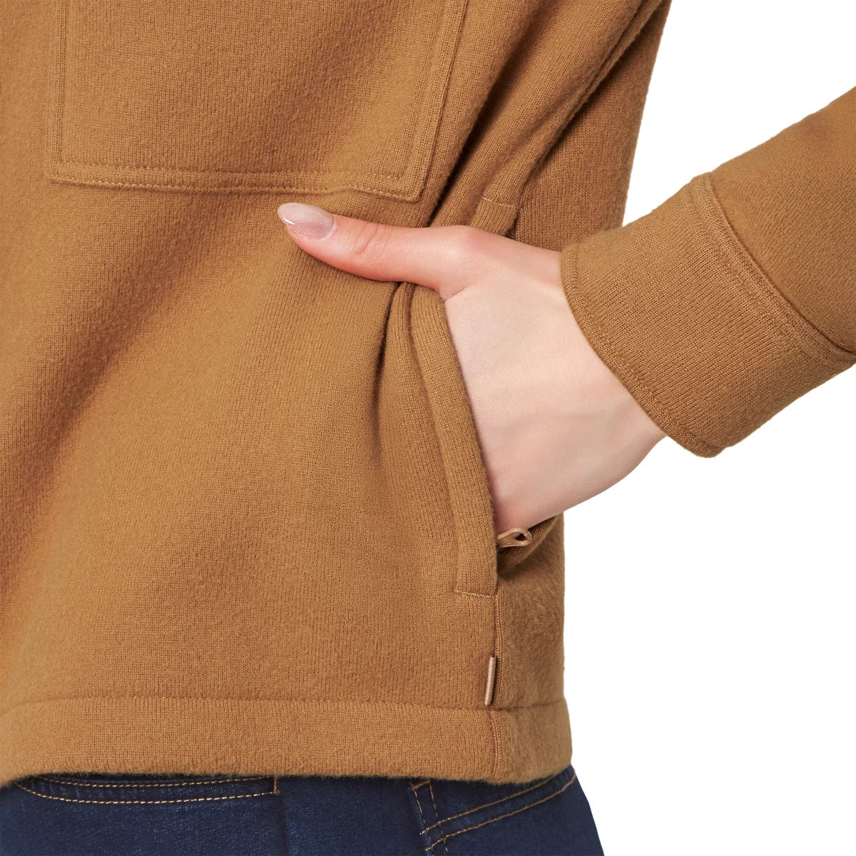 MONDETTA - Veste Courte en Tricot pour Femme-Womens-Knit-Cropped-Jacket-Brun-Brown-1919384-1929460