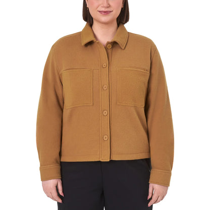 MONDETTA - Veste Courte en Tricot pour Femme-Womens-Knit-Cropped-Jacket-Brun-Brown-1919384-1929460