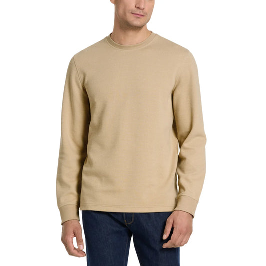 VAN HEUSEN - Chandail pour Homme-Mens-Crewneck-Beige-1982626-1924748