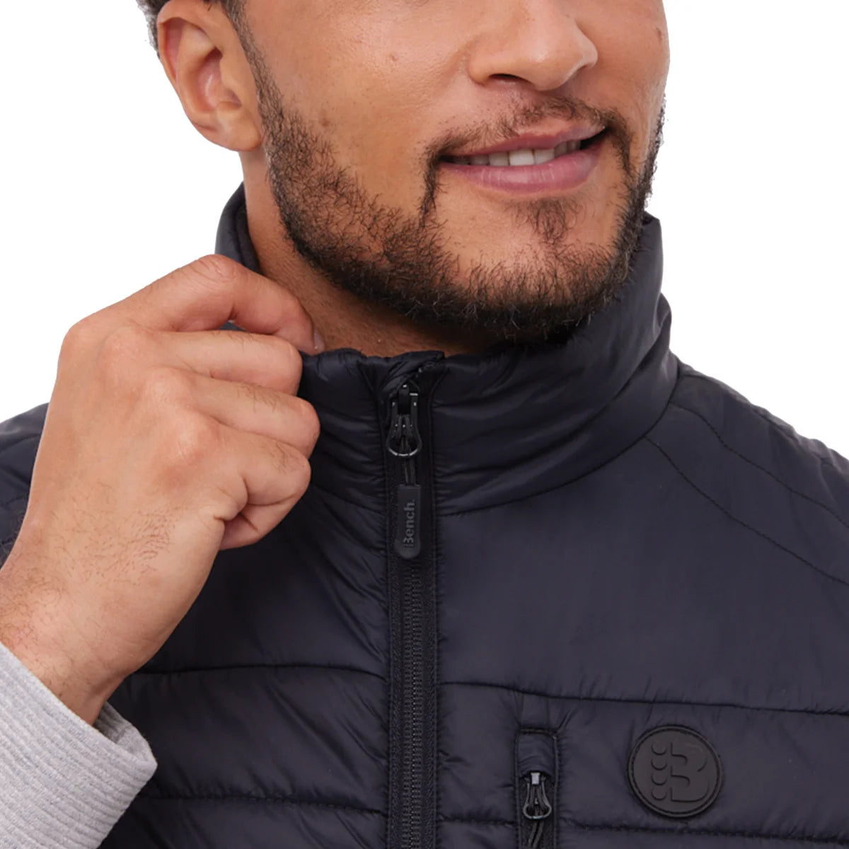 BENCH - Veste Sans Manche pour Homme-Mens-sleeveless-vest-Noir-Black-1927201-1928102