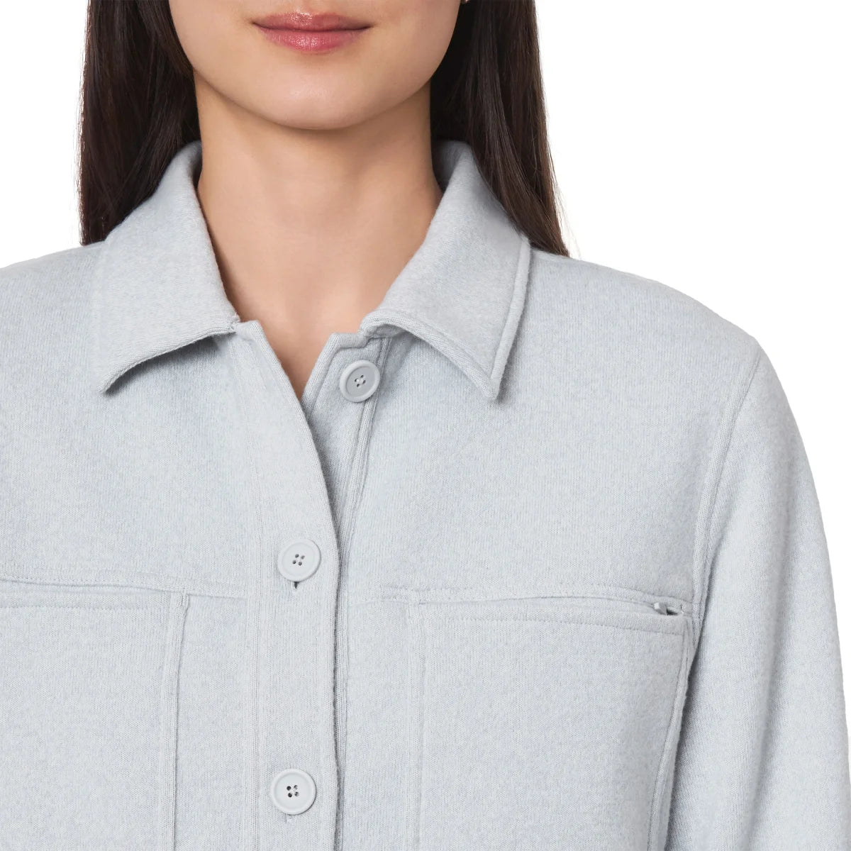 MONDETTA - Veste Courte en Tricot pour Femme-Womens-Knit-Cropped-Jacket-Gris-Grey-1919384-1929461