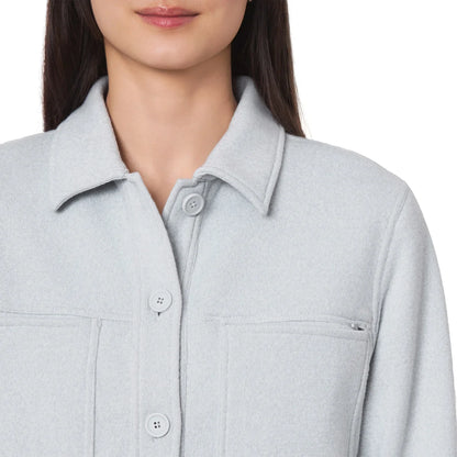 MONDETTA - Veste Courte en Tricot pour Femme-Womens-Knit-Cropped-Jacket-Gris-Grey-1919384-1929461