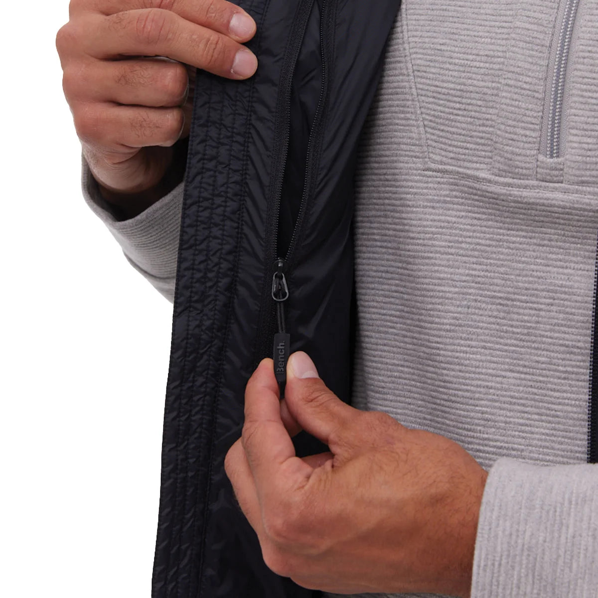 BENCH - Veste Sans Manche pour Homme-Mens-sleeveless-vest-Noir-Black-1927201-1928102