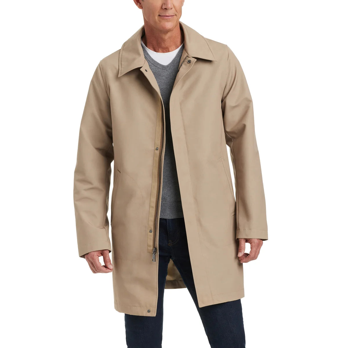 VINCE CAMUTO - Manteau Urbain pour Homme-MEN'S-URBAN-TRENCH-JACKET-COSTCO-1852998-BEIGE