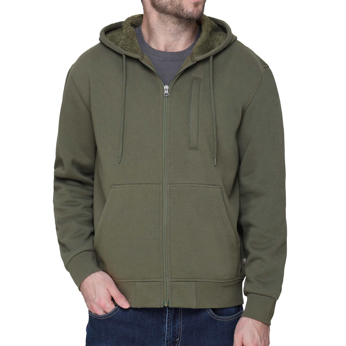 THE-BC-CLOTHING-CO-COTON-OUATÉ-CAPUCHE-HOMME-MEN-HOODIE-ZIP-ZIPPÉ-ZIPPED