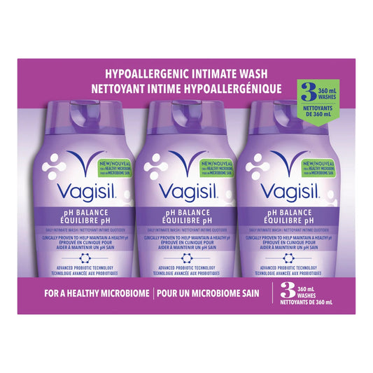 VAGISIL - Paquet de 3 Nettoyants Intimes Hypoallergéniques Équilibre pH-pack-hypoallergenic-intimate-wash-costco-1896415