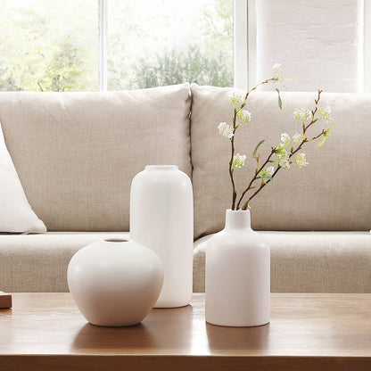 VCNY - Ensemble de 3 Vases en Grès-stoneware-vases-costco-1796133-white-blanc-6