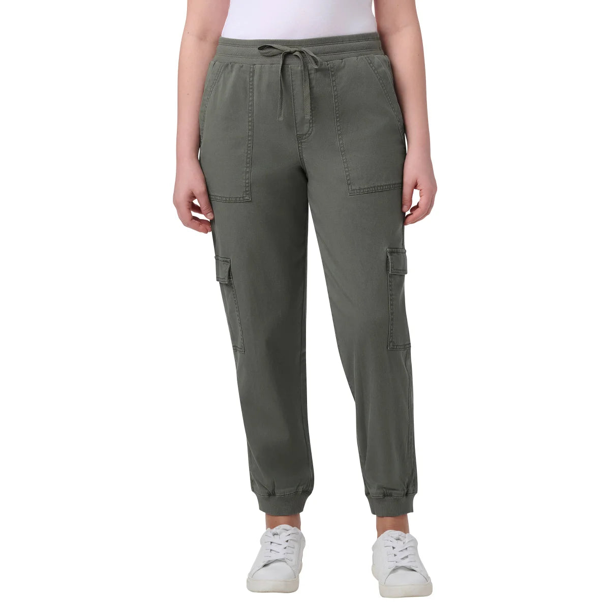 SLENDID - Pantalon Cargo pour Femme-Womens-Cargo-jogger-Vert-Kaki-Green-1915720-1926592