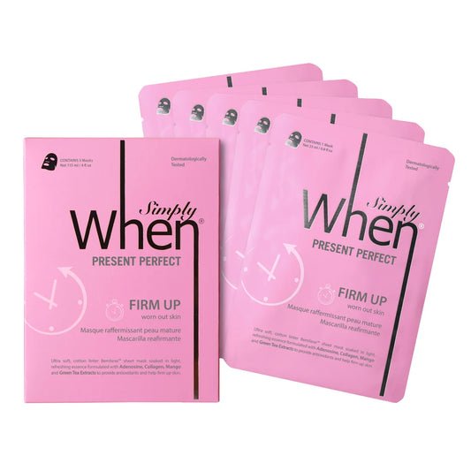 SIMPLY WHEN - Paquet de 5 Masques Raffermissant Peau Mature Present Perfect-pack-firm-up-masks-costco-1915666-rose-pink
