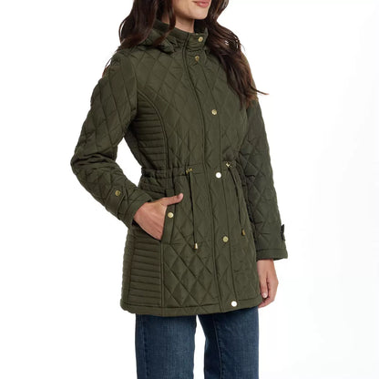 WEATHERPROOF - Manteau Léger pour Femme-Womens-Mid-Season-Coat-Vert-Green-2315502-5