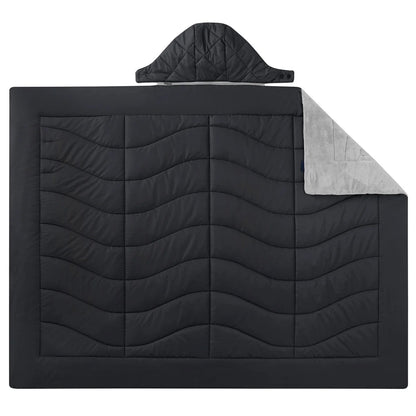 WEATHERPROOF VINTAGE - Couverture d'Extérieur à Capuchon-hooded-outdoor-blanket-costco-1796204-noir-black