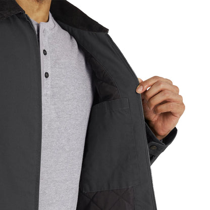 WRANGLER - Veste de Travail en Toile Pour Homme-Mens-Canvas-Work-Jacket-Gris-Grey-1795787-1938339