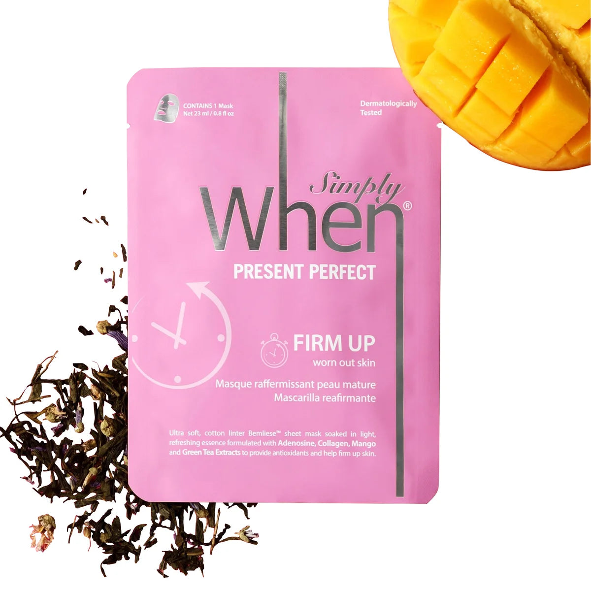 SIMPLY WHEN - Paquet de 5 Masques Raffermissant Peau Mature Present Perfect-pack-firm-up-masks-costco-1915666-rose-pink-6