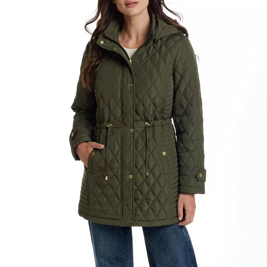 WEATHERPROOF - Manteau Léger pour Femme-Womens-Mid-Season-Coat-Vert-Green-2315502-3