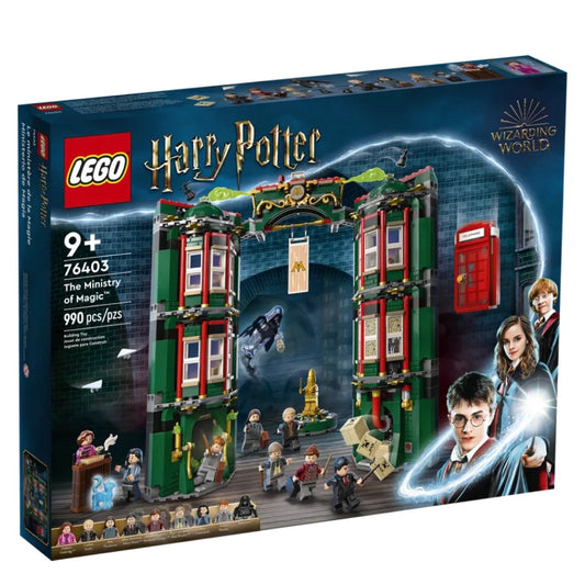 HARRY-POTTER-LEGO-MINISTÈRE-MAGIE-76403-BOITE-OUVERTE