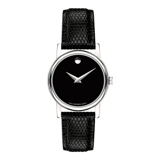 MOVADO-MONTRE-FEMME-NOIR-CUIR